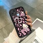 HONTINGA Realme C21 ile Uyumlu Kılıfı Düşüme Önleyici Basitlik Anti Düşme Kamera Korumali Hello Kitty Siyah Desen Yumuşak Silikon Telefon Kılıfı Kadın ve Erkek Için Uygundur K2-0084 - 001-Renkli