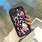 HONTINGA Realme C25Y ile Uyumlu Kılıfı Düşüme Önleyici Basitlik Anti Düşme Kamera Korumali Hello Kitty Siyah Desen Yumuşak Silikon Telefon Kılıfı Kadın ve Erkek Için Uygundur K2-0084 - 001-Renkli