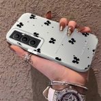 HONTINGA Realme C65 4g ile Uyumlu Kılıfı Silikon Kenar Sert Arka Düşüme Önleyici Basitlik Anti Düşme Kamera Korumali Küçük Fiyonk Desen Telefon Kılıfı Kadın ve Erkek Için Uygundur K1-0871 - Renkli