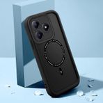 HONTINGA Realme Note 60 ile Uyumlu Kılıfı Düşüme Önleyici Basitlik Anti Düşme Kamera Korumali Şirin Kedi Siyah Yaratıcılık Desen Yumuşak Silikon Telefon Kılıfı Kadın ve Erkek Için Uygundur K2-0460 - Renkli
