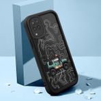HONTINGA Samsung Galaxy A12 A35 A55 A72 A73 5g 4g Uyumlu Telefon Kılıfı Düşüme Önleyici Basitlik Anti Düşme Kamera Korumali Dağ Darbe Önleyici Siyah Desen Ince Yumuşak Silikon Telefon Kılıfı K2-0175 - Renkli - Samsung A12 5G