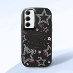 HONTINGA Samsung Galaxy A35 ile Uyumlu Kılıfı Kamera Korumalı Düşüme Önleyici Basitlik Siyah Yumuşak Silikon Telefon Kılıfı Hello Kitty Desenli K4-0227 - 001-Renkli