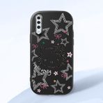 HONTINGA Samsung Galaxy A50S ile Uyumlu Kılıfı Kamera Korumalı Düşüme Önleyici Basitlik Siyah Yumuşak Silikon Telefon Kılıfı Hello Kitty Desenli K4-0227 - 001-Renkli