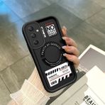 HONTINGA Samsung Galaxy A54 ile Uyumlu Kılıfı Düşüme Önleyici Basitlik Anti Düşme Kamera Korumali Siyah Yaratıcılık Desen Yumuşak Silikon Telefon Kılıfı Kadın ve Erkek Için Uygundur K2-0461 - 001-Renkli