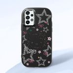 HONTINGA Samsung Galaxy A73 ile Uyumlu Kılıfı Kamera Korumalı Düşüme Önleyici Basitlik Siyah Yumuşak Silikon Telefon Kılıfı Hello Kitty Desenli K4-0227 - 001-Renkli