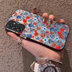 HONTINGA Samsung Galaxy M34 5g ile Uyumlu Kılıfı Silikon Kenar Sert Arka Düşüme Önleyici Basitlik Anti Düşme Kamera Korumali Çiçek Dalları Desen Telefon Kılıf Kadın ve Erkek Için Uygundur K1-0578 - 001-Renkli