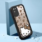 HONTINGA Samsung Galaxy S20 Fe ile Uyumlu Kılıfı Düşüme Önleyici Basitlik Anti Düşme Kamera Korumali Şirin Kedi Hello Kitty Siyah Desen Yumuşak Silikon Telefon Kılıfı Kadın ve Erkek Için Uygundur K2-0084 - Renkli