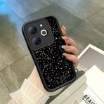 HONTINGA Tecno Spark 20 ile Uyumlu Kılıfı Düşüme Önleyici Basitlik Anti Düşme Kamera Korumali Manzara Siyah Desen Yumuşak Silikon Telefon Kılıfı Kadın ve Erkek Için Uygundur K2-0416 - 001-Renkli