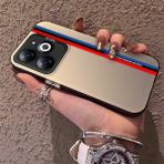 Hontinga Tecno Spark 20 Pro 5g 4g Spark 20C Uyumlu Kılıfı Silikon Kenar Sert Arka Düşüme Önleyici Basitlik Anti Düşme Bmw Desen Kamera Korumali Telefon Kılıfı K1-0589 - 001-Renkli - Tecno Spark 20C