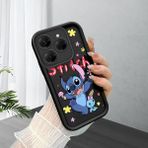 HONTINGA Tecno Spark 20 Pro ile Uyumlu Kılıfı Düşüme Önleyici Basitlik Anti Düşme Kamera Korumali Çizgi Film Siyah Desen Yumuşak Silikon Telefon Kılıfı Kadın ve Erkek Için Uygundur K2-0097 - Renkli