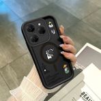 HONTINGA Tecno Spark 20 Pro ile Uyumlu Kılıfı Düşüme Önleyici Basitlik Anti Düşme Kamera Korumali Siyah Yaratıcılık Desen Yumuşak Silikon Telefon Kılıfı Kadın ve Erkek Için Uygundur K2-0462 - 001-Renkli
