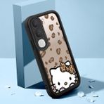 HONTINGA Vıvo Y31 5g ile Uyumlu Kılıfı Düşüme Önleyici Basitlik Anti Düşme Kamera Korumali Şirin Kedi Hello Kitty Siyah Desen Yumuşak Silikon Telefon Kılıfı Kadın ve Erkek Için Uygundur K2-0084 - Renkli - VIVO Y31 5G