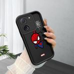 HONTINGA Xiaomi Mi 13T ile Uyumlu Kılıfı Düşüme Önleyici Basitlik Anti Düşme Kamera Korumali Siyah Spider Desen Yumuşak Silikon Telefon Kılıfı Kadın ve Erkek Için Uygundur K2-0455 - Renkli
