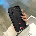 HONTINGA Xiaomi Mi 13T Pro ile Uyumlu Kılıfı Düşüme Önleyici Basitlik Anti Düşme Kamera Korumali Siyah Spider Desen Yumuşak Silikon Telefon Kılıfı Kadın ve Erkek Için Uygundur K2-0455 - 001-Renkli