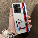 Hontinga Xiaomi Redmi 12 13 13C 13X 14C 5g Uyumlu Kılıfı Silikon Kenar Sert Arka Düşüme Önleyici Basitlik Anti Düşme Kamera Korumali Bmw Desen Telefon Kılıfı K1-0587 - Renkli - Redmi 13 4G
