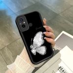 HONTINGA Xiaomi Redmi 12C ile Uyumlu Kılıfı Düşüme Önleyici Basitlik Anti Düşme Kamera Korumali Siyah Kelebek Desen Yumuşak Silikon Telefon Kılıfı Kadın ve Erkek Için Uygundur K2-0262 - 001-Renkli