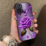 HONTINGA Xiaomi Redmi Note 10S ile Uyumlu Kılıfı Silikon Kenar Sert Arka Düşüme Önleyici Basitlik Anti Düşme Kamera Korumali Manzara Desen Telefon Kılıfı Kadın ve Erkek Için Uygundur K1-0581 - 001-Renkli
