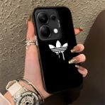 HONTINGA Xiaomi Redmi Note 13 Pro 4g ile Uyumlu Kılıfı Silikon Kenar Sert Arka Düşüme Önleyici Basitlik Anti Düşme Kamera Korumali Marka Desen Telefon Kılıfı Kadın ve Erkek Için Uygundur K1-0869 - 001-Renkli