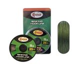 Hook Link Sinking Carp Pe Braid 8 Örgü Assist İpi 25Mt Yeşil Standart 0.20 Lbs