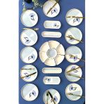 Hooly Home Gelincik Model 12 Kişilik 23 Parça Kahvaltı Takımı Mavi