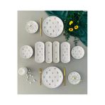 Hooly Home Pastel Bahçe Model 2 Kişilik 10 Parça Kahvaltı Takımı Beyaz