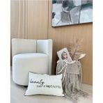 Hoom Concept Mega Kadife Relax Berjer - Beyaz