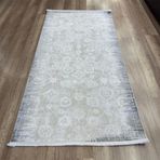 Hoom Rugs Decor 1135 Gri Yün Tuşeli Pamuk Taban Halı