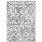 Hoom Rugs İpek Mekik Halı Gaspara 14683 Gri Modern Salon Halısı