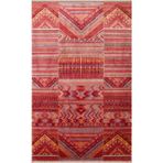 Hoom Rugs Nepal ZR 18 Yün Viskon Tensel Kırmızı Multy Otantik Uşak Desenli Halı