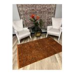 Hoomrugs Kiremit Rengi & Siyah Etnik Desenli Halı - Modern Kilim Modelleri - Hoom Rugs Retro