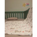Hooola Baby Tavşanlı Bebek Nevresim Takımı