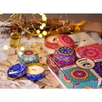 Hoopp Candle Mum Seti Mandala Desenli Okyanus-Lavanta-Paçuli-Vanilya Kokulu - 1 Adet
