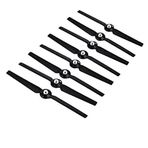 Hooshion 4 Çift Pervane Rotor Bıçak Seti A & B YUNEEC Q500 Q500M Q500+ Q500 4K Typhoon G RC Hava Kuvvetleri Uçak Helikopter Pervane Quadcopter Drone (Siyah)