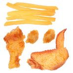 HOOTNEE 9 Parça Sahte Tavuk Bacağı Ve Patates Kızartması Gıda Oyuncakları - Yapay Gıda - Çocuklar İçin Olmayan Ve Aksesuarlar
