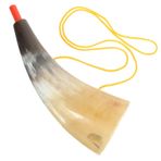 HOOTNEE Cadılar Bayramı Partisi Korsan Aksesuarları Viking Üfleme Boynuzu Boynuz Cosplay Aksesuarları Benzersiz Korsan Boynuzu Rastgele Renk