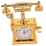 HOOTNEE Retro Kelime Telefon Süsü Vintage Telefon Modeli Ofis Küçük Telefon Dekorasyonu