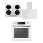 Hoover Ankastre Set Beyaz Renk Ho3158 + Hvw6mw + Hdg6c1gwtk / 8 Fonksiyonlu Turbolu