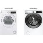 Hoover Hle C10DG-17 10KG Kurutma Makinesi /hoover Hw 210AMBS/1-17 10 kg Çamaşır Makinesi ( 2li Set ) - Beyaz