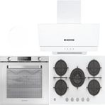 Hoover HOAT 3150 - HVG74WK3W - HDG6C2GWTK Beyaz 3'lü Ankastre Set