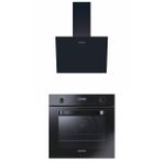 Hoover HOT3051BI - HDG6C1GBTK Siyah 2'li Ankastre Set