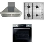 Hoover Inox 3lü Set (HO3158IN FIRIN-HHW6LMX/TK OCAK-HCH6MXTK Davlumbaz ) - Gri