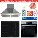 Hoover Madrid Telefon Bağlantılı Elektr. Vitro. İnox Ankastre Set (Ho3158ın+ Hh64ccb +Hch6mxtk)