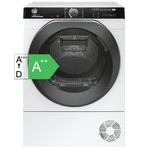 Hoover NDPEH10A2TCBEXSS A++ 10 Kg Wi-Fi + Bluetooth Bağlantılı Isı Pompalı Kurutma Makinesi Beyaz Siyah Kapaklı