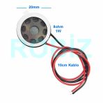 Hoparlor 1W 8Ohm 20Mm Yuvarlak 10Cm Kablolu Mini 2Cm Speaker Ses Muzik Amfi Urun Muze Otomobil Telefon Sesli