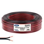 HOPARLÖR KABLOSU KORDON 2X0.75 SİYAH 100MT ERK YERLİ