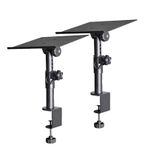 Hoparlör standları büyütülmüş Metal masa kelepçe braketi hoparlör braketi masaüstü sabit ses kaldırma braketi HIFI Surround monitör hoparlörler hoparlör braketleri