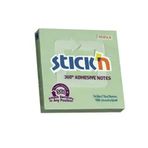 Hopax 21552 Stıckn 100 Yaprak 76x76 Yeşil Yapışkanlı Not Kağıdı