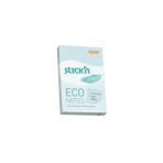 Hopax 21743 Stickn 100 Yaprak 76x51 mm Eco Patel Mavi 12 Adet Yapışkanlı Not Kağıdı