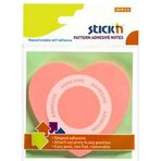 Hopax Kalp Şekilli 50 YP 70x70 Açık Pembe Stıckn Yapışkanlı Not Kağıdı