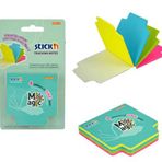 Hopax Magıc 100 YP 70x70 4 Neon Renk Stıckn Yapışkanlı Not Kağıdı